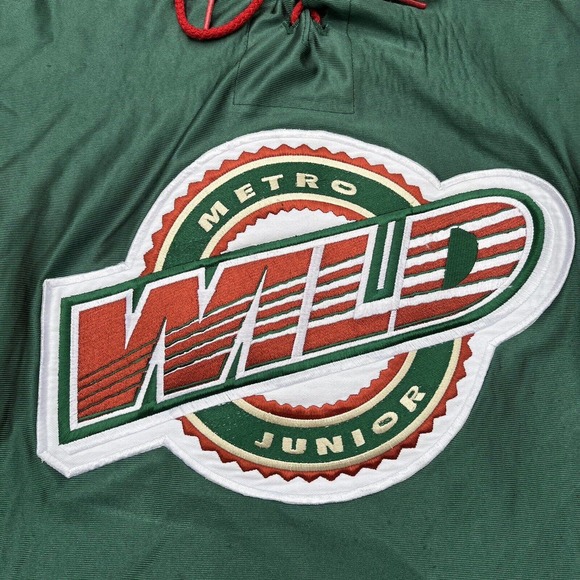 Metro Junior Wild Hockey Jersey Minnesota Wild Green Color K1 Sportswear‎ #4 - Picture 2 of 11